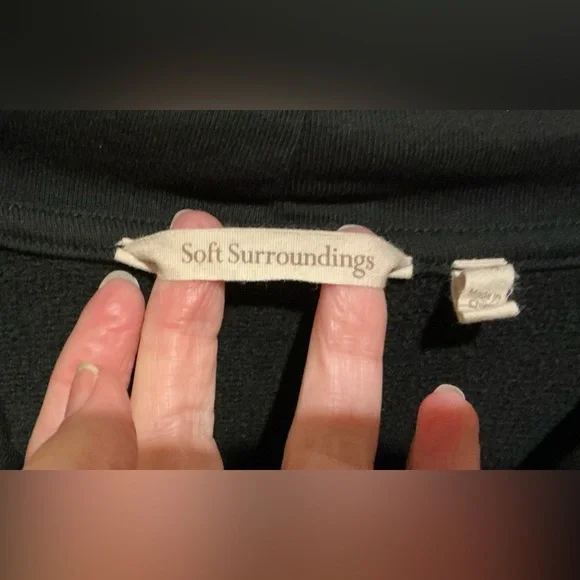 Soft Surroundings Black Top - Picture 5 of 6